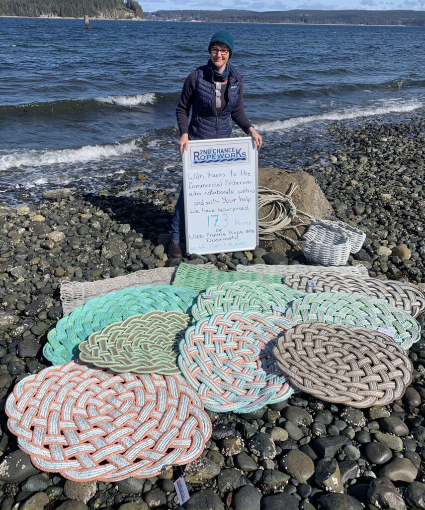 Meet The Port McNeill Woman Turning Old Fishing Lines Into One-Of-A-Kind  Rugs - West Coast NOW