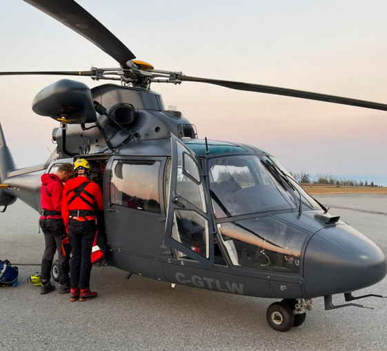 North Shore Rescue responding with Talon Helicopters including two hoist techs.