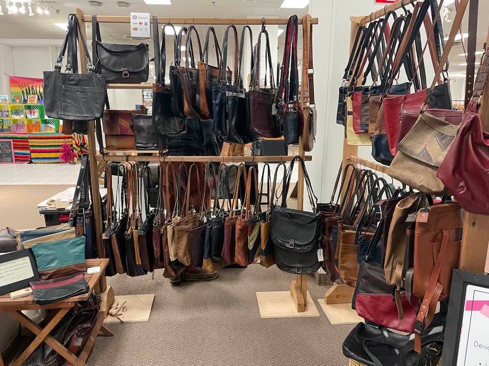 Bags, all set up and ready for the Vancouver Island Market. Credit: Wendy Campbell on Facebook.