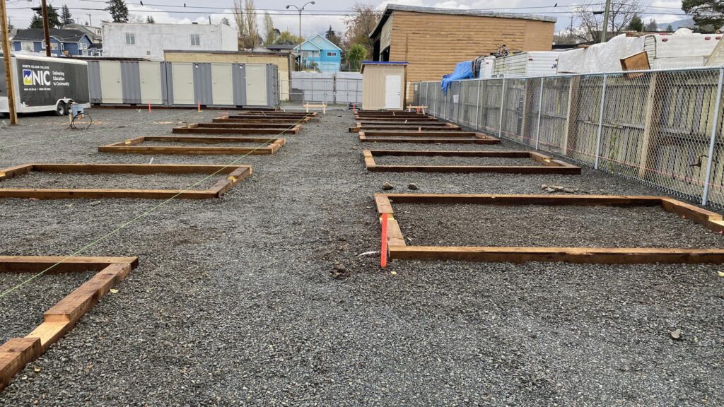 New shelters for people without homes in Port Alberni.
