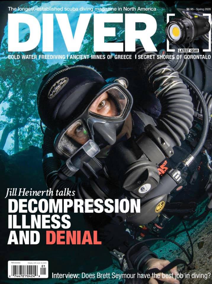 Cover of Diver magazine.