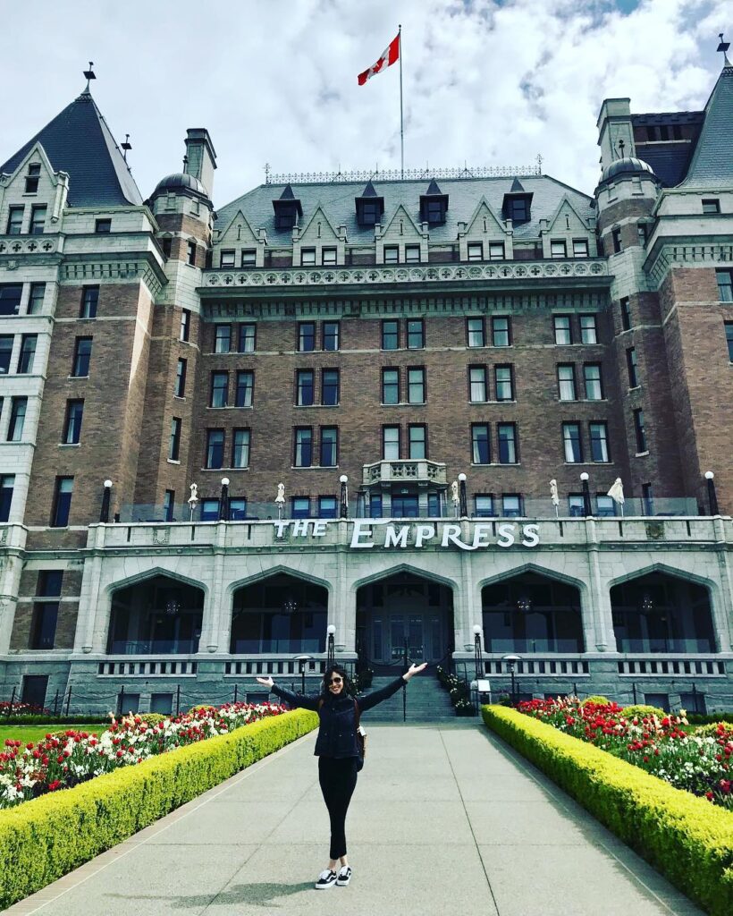 The renowned Empress hotel. 
