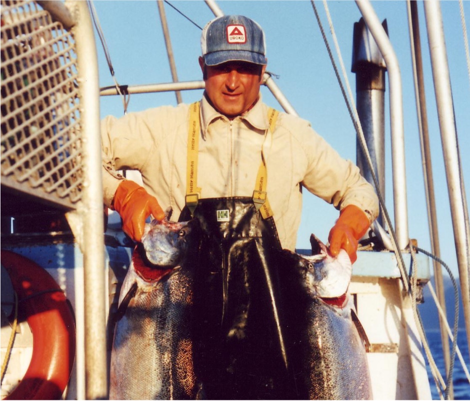 Skipper Otto, Shaun’s dad. He started fishing on the BC coast in the 1960’s. 