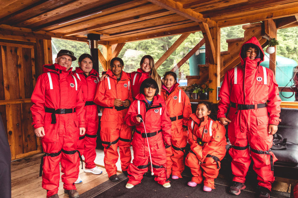 Salmon Science Camp for Nisga’a youth, run by Dr. Andrea Reid. 