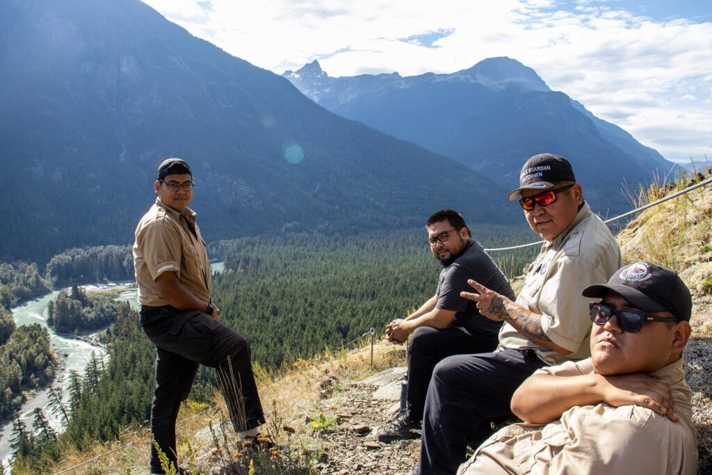 Nuxalk Guardians traveled to Heiltsuk territory to assist in search and rescue efforts.