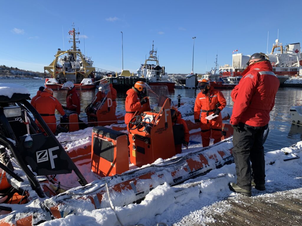 Recently, the search and rescue team organized an on-water exercise in Vancouver with their partners from Royal Canadian Marine Search and Rescue, Vancouver Police Department, Port of Vancouver, and the Vancouver Fire Rescue Services.