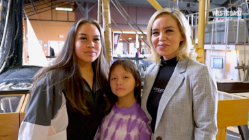 Natasha Marshall Gallic, the proud mother of two young fishing enthusiasts, Mercedes and Marilyn. Together, they navigate the waters with skill and determination, passing on the traditions of their ancestors to future generations, essential for owner-operator fisheries and the health of B.C. coastal communities. Photo by West Coast Now.