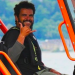 Rodrigo Menezes is an oceanographer with a master's degree in conservation biology who has worked on marine conservation projects for over 16 years in Brazil, with a focus on monitoring the population of Southern Sea Lions and Fur Seals. He has over 6,000 hours of onboard experience in the industrial fishery fleet monitoring the accidental capture of seabirds, sea turtles, and marine mammals. He currently studies marine life in the Salish Sea and enjoys hiking, paddling, and birdwatching in his free time. Credit: Vancouver Island Whale Watch