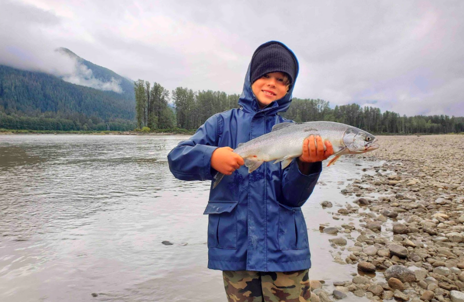 Fly Fishing Pink Salmon on the Fraser River
