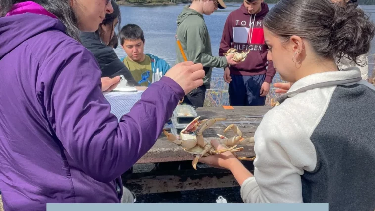 Fisheries Science classes conducted by Ecotrust Canada to high school students.